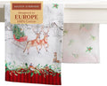 Maison d' Hermine Table Runner 100% Cotton Double Layer Table Runners 108 inches Long for Thanksgiving Christmas Decorations Home Kitchen Dining Party Wedding (Christmas Tradition, 14.5" x 108")