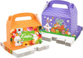DERZIFUN 20 Pack Easter Treat Boxes with Handle, 6.5" x 3.5" x 6.5" Gable Boxes for Party Favors, Candy, Desserts, Easter Decorations