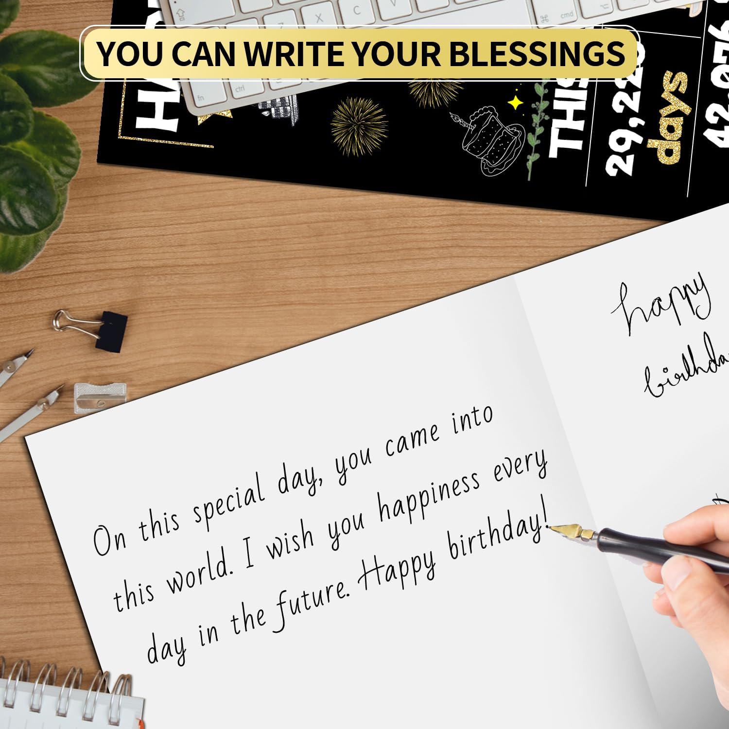 Joycard 80th Birthday Card with Envelope, 80th Birthday Decorations for Women Men, 80th Birthday Gifts, Perfect for Grandpa Grandma, Happy Birthday Cards for 80 Year Old Mother Dad, Back in 1946