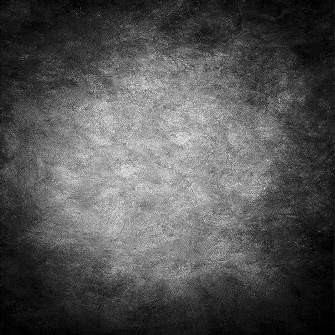 10x10ft Abstract Black Gray Portrait Photography Backdrops Photo Studio Prop Background for Children Adult