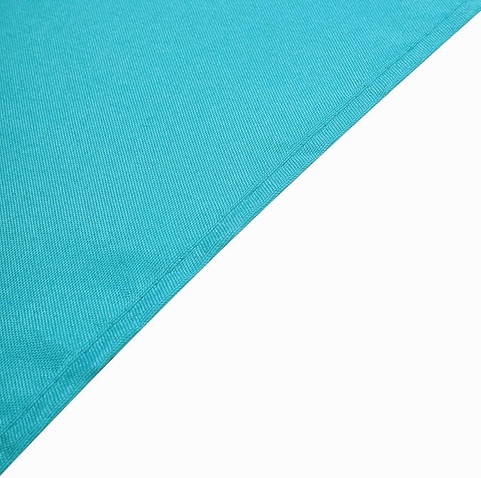 Efavormart 90" Turquoise Wholesale Linens Polyester Square Linen Tablecloth for Kitchen Dining Catering Wedding Birthday Party