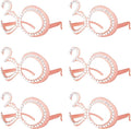 30th Birthday Glasses - 6 Pairs Rose Gold 30 Years Old Glasses with Rhinestones Frame, Funny Plastic Costume Photo Booth Props for 30th Anniversary Party Decorations