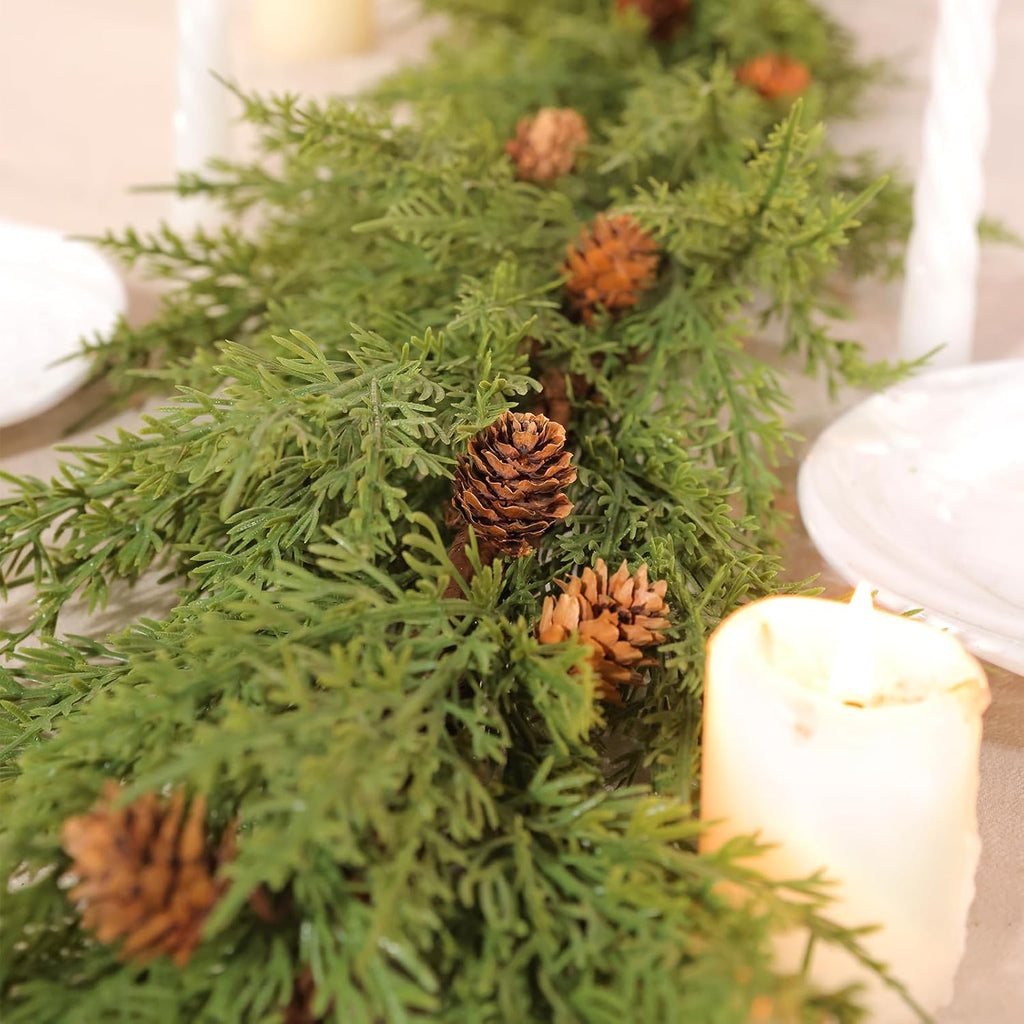 wbhome 2pcs real touch cypress cedar & pine, package contents
