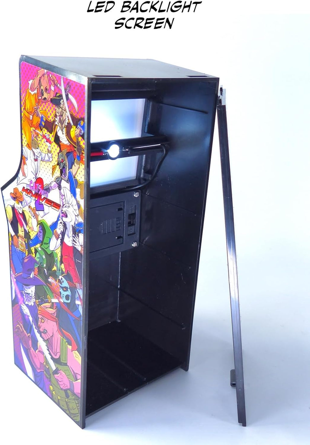 super action stuff game on arcade 1/12 scale, package contents