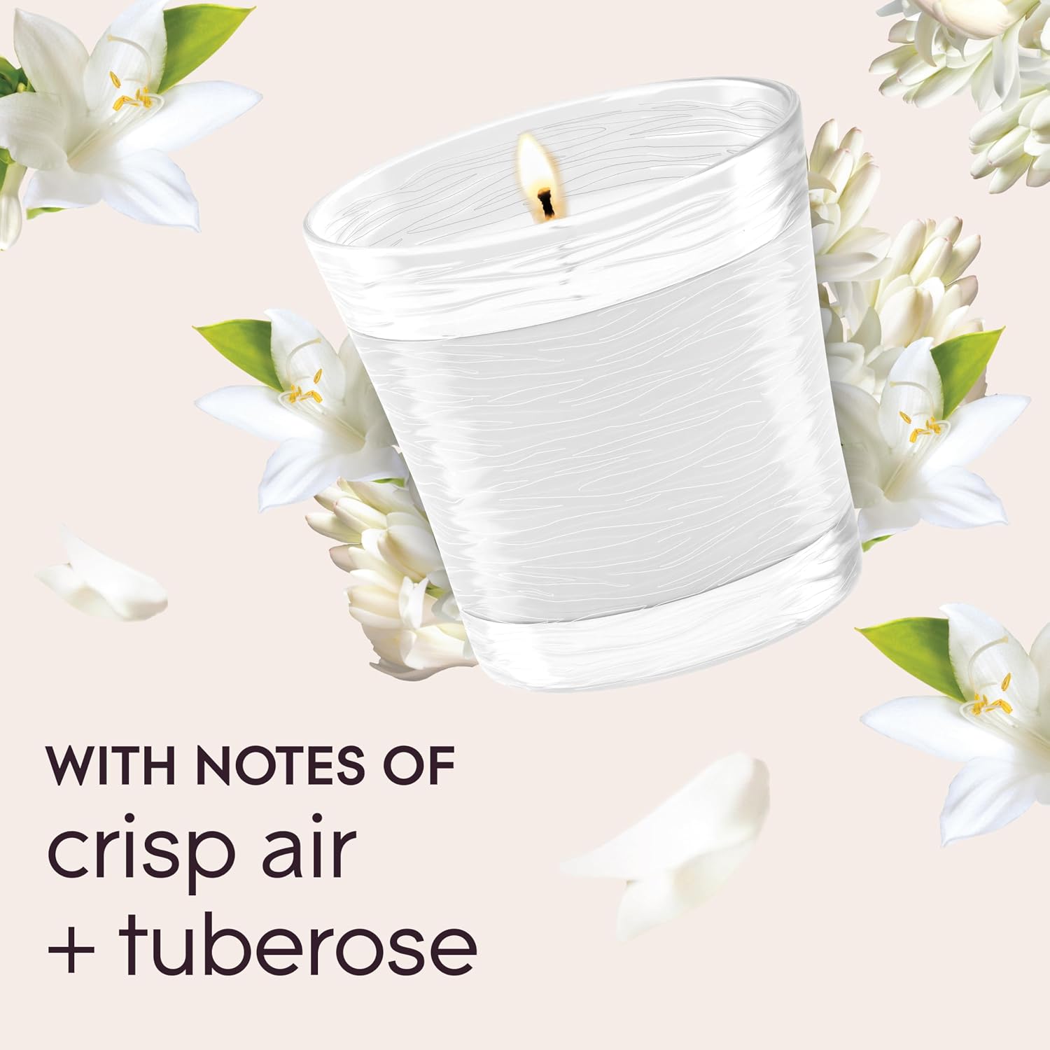 Glade 1-Wick Scented Candle Jar, Clean Linen, Air Freshener Infused with Essential Oils, 4.08 Oz, 2 Count