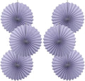 Purple Birthday Decorations,DIY Purple Paper Fans Hanging Decoration ,Party Decorations for Adults 16in,Little Mermaid Party Decor,Baby Shower Decorations 30 Color DIY Set (Light Purple)