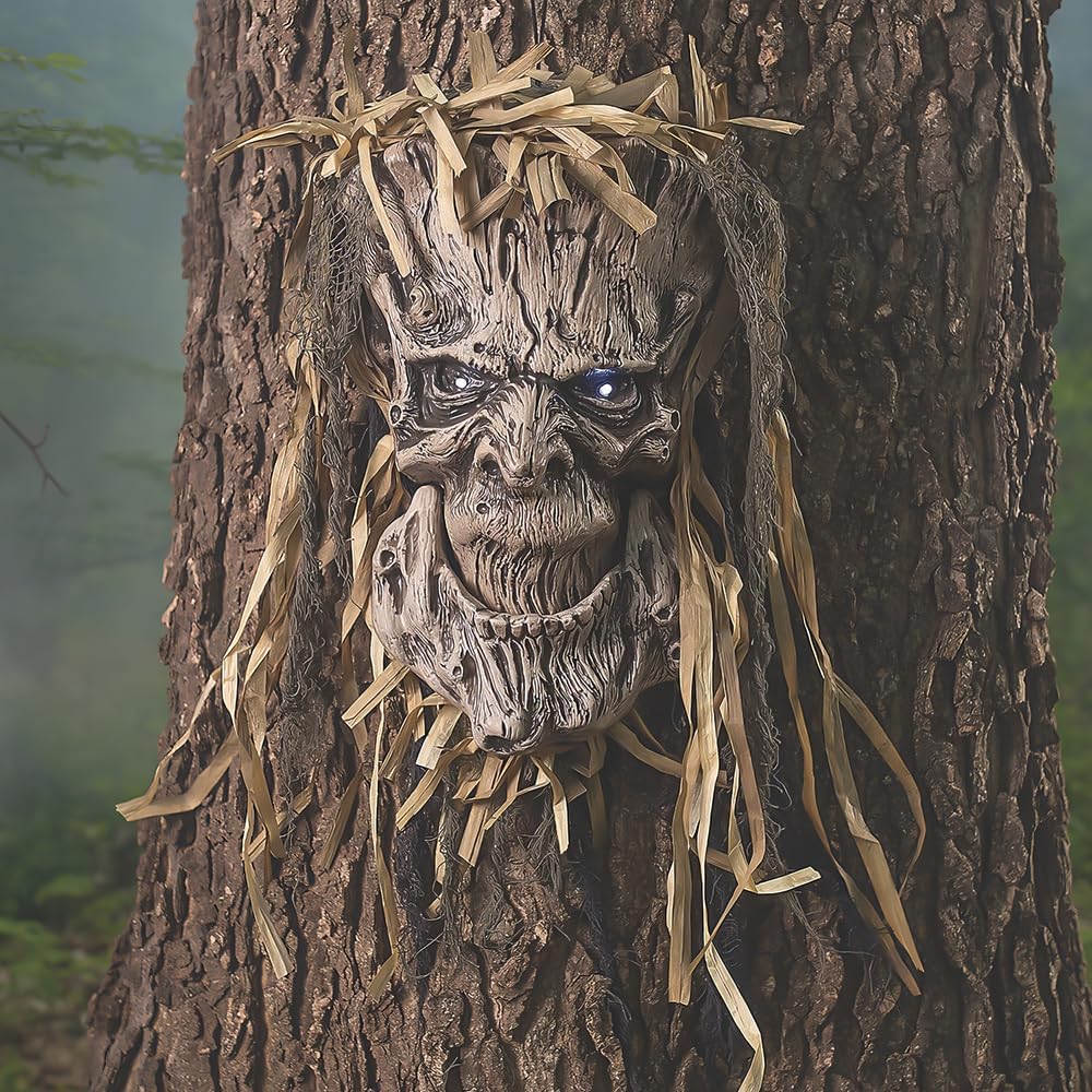 Fun Express Tree Faces Decor 26" Animated Talking Tree Face