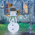 outdoor snowman lighted, pop-up lighted snowman outdoor christmas, main product view