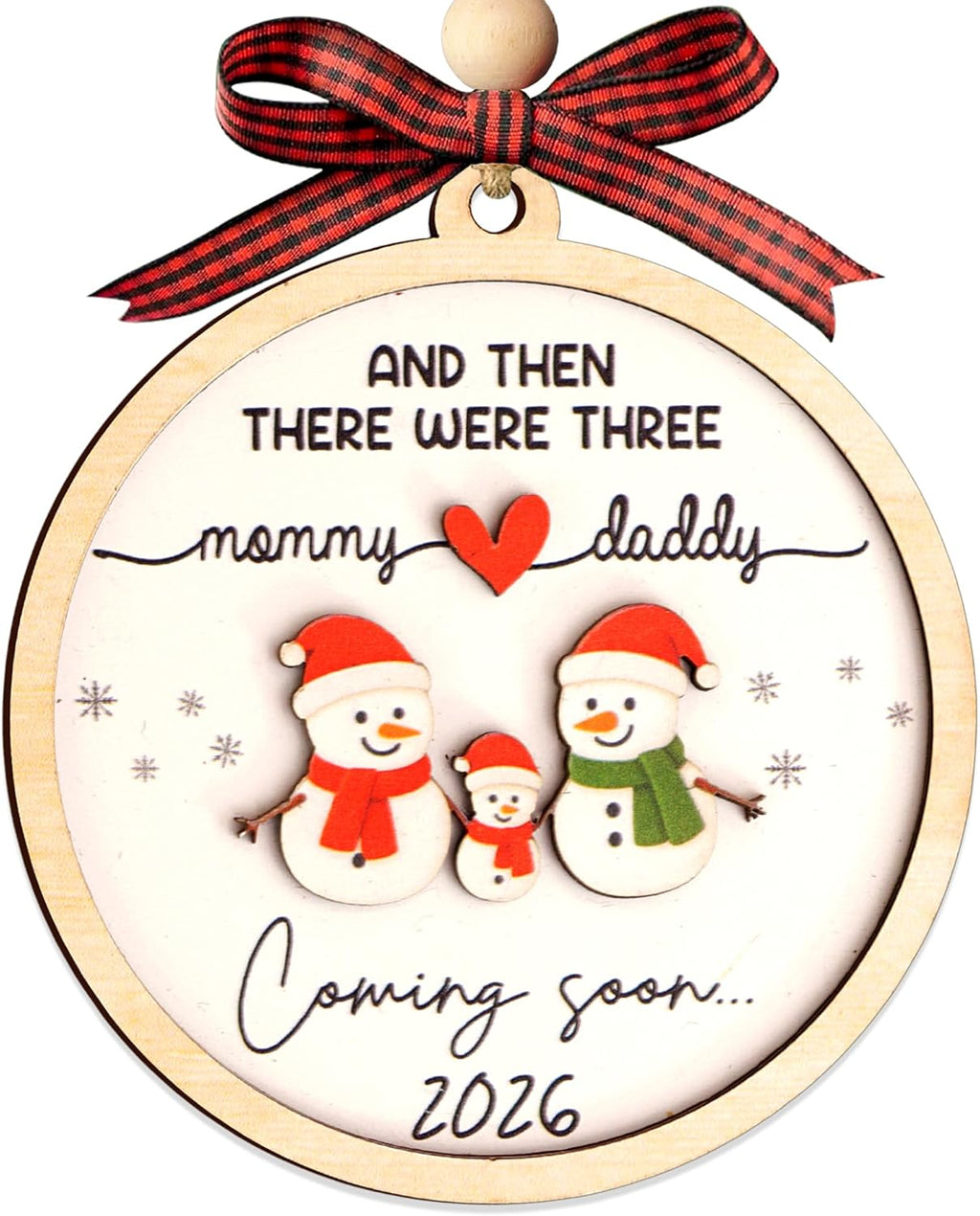 Expecting Baby Ornament 2026, Pregnancy Announcement for Husband Grandparents Family Aunt, Gifts for Expecting Parents Expecting Parents to Be Unique Gifts 2026