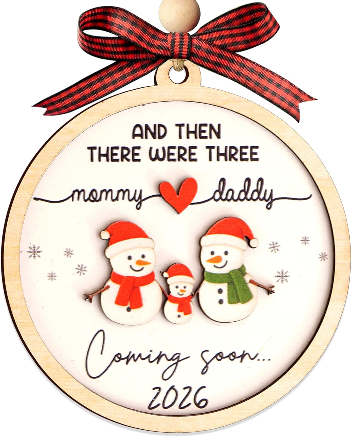 Expecting Baby Ornament 2026, Pregnancy Announcement for Husband Grandparents Family Aunt, Gifts for Expecting Parents Expecting Parents to Be Unique Gifts 2026
