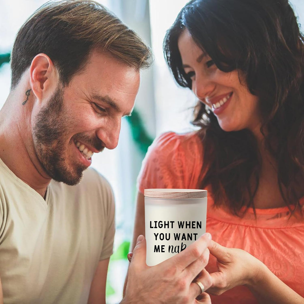 Gifts for Him Boyfriend Husband Men Couples Gift Ideas, Romantic Valentines Day Gift for Him, Naughty Boyfriend Birthday Gifts, Funny Anniversary Presents for Men husband Couple, Christmas, Candles