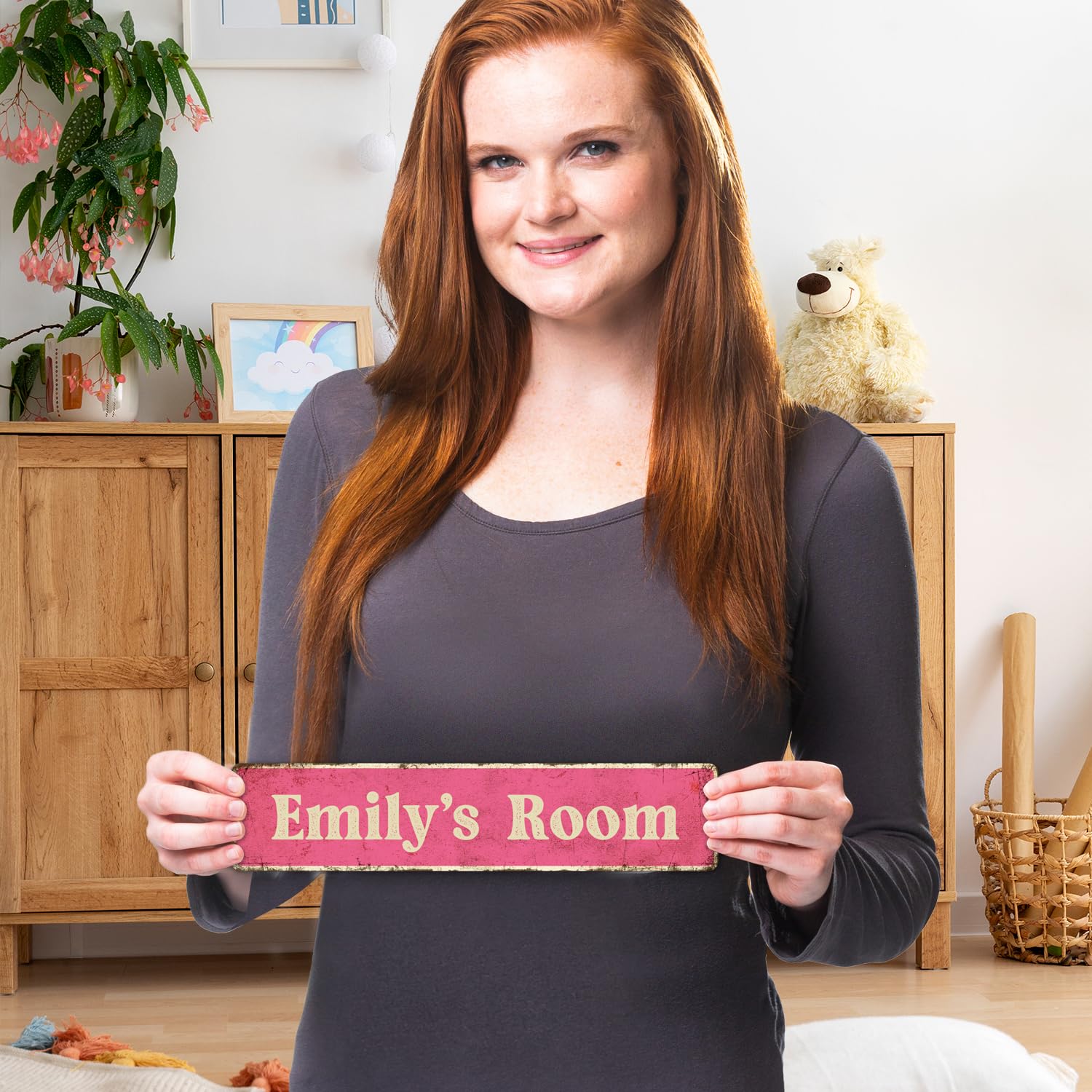 Custom Rustic Sign, Personalized Decor Street Signs, 3x12 Inches, ACM, Fade Resistant, Made in USA by Sigo Signs