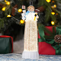 Christmas Decorations Indoor, 12" Snowman Snow Globe with Music and Timer, Christmas Table Decorations Lighted Snowman for Mantel Fireplace Tabletop
