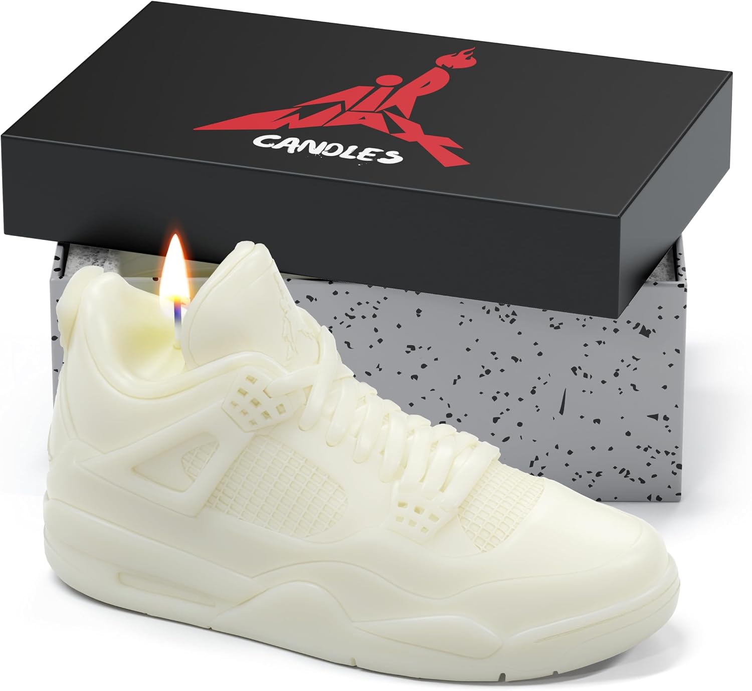 Sneaker Candle with GiftBox - Air Wax - Hypebeast Gift for Teenage Boys - Gifts for Men Candles - Sneakerhead Gifts for Teenage Boys - Unique Gift for Him - Sneaker Head Room Decor