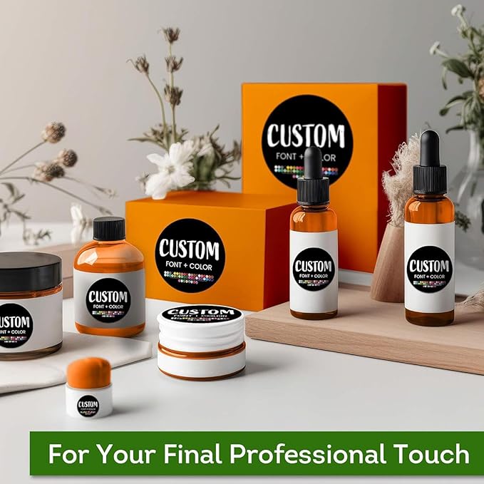 Custom Stickers for Weddings, Birthdays & Businesses - Personalized Labels with Your Logo - Waterproof, Fade and Heat Resistant - Pack of 100-1000 (Custom Image, 1.5 Inch)