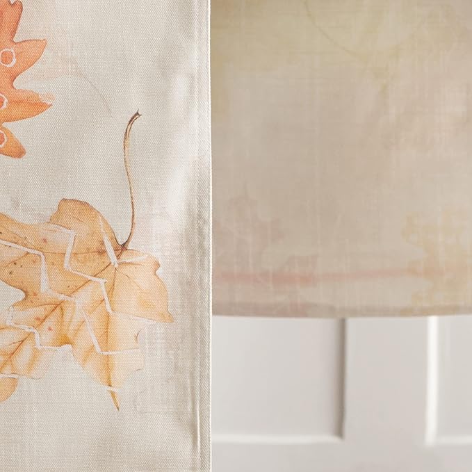 Maison d' Hermine Table Runner 100% Cotton Double Layer Table Runners 72 inches Long for Thanksgiving Christmas Decorations Home Kitchen Dining Party Wedding (Colours of Autumn, 14.5" x 72")