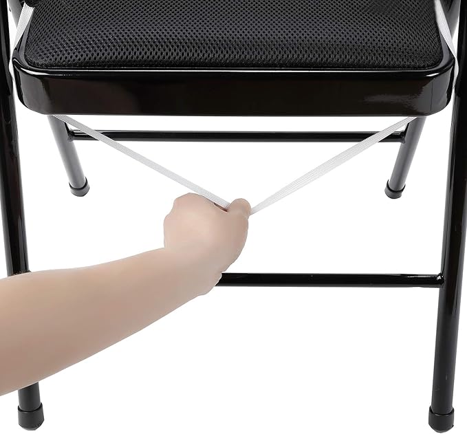 Peomeise Stretch Spandex Folding Chair Cover for Wedding Party Dining Banquet Event (Fuchsia,6pcs)