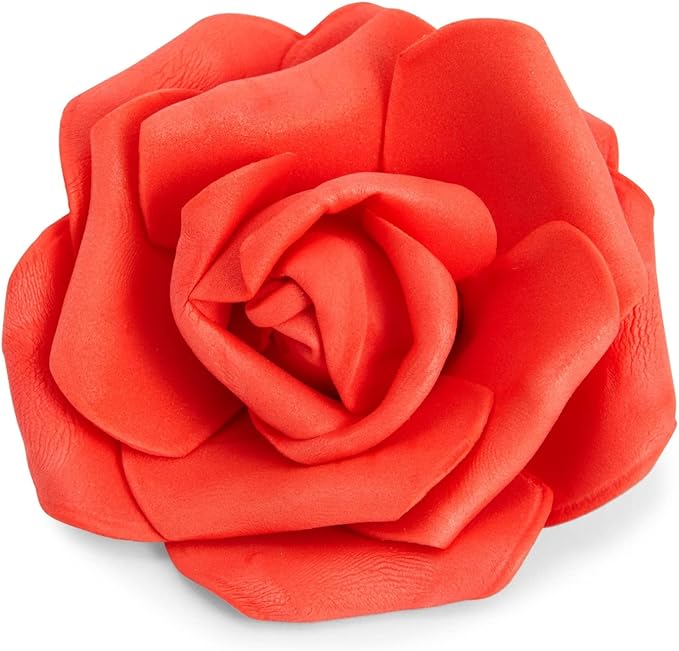 Juvale 100 Pack Red Artificial Flowers for Wedding Decor - 3 in Diameter Foam Carnations - Centerpiece Table Decorations & Wedding Decorations - Faux Flowers for Vase