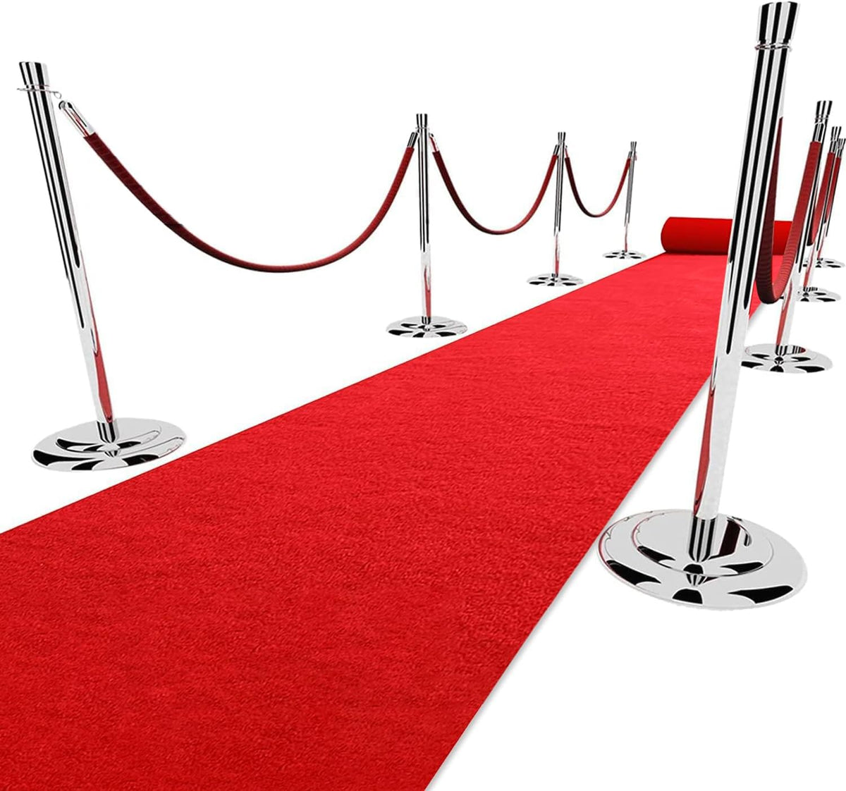 3x10 ft Extra Thick Red Carpet Runner for Party & Events,Festival Celebra...