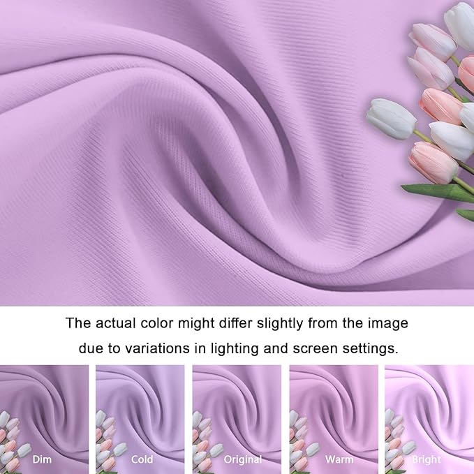 Wedding Arch Cover - Lavender Spandex Arch Backdrop for Stand - Double Sided - Purple - 4ft - Baby Shower Banquet Party Wedding Ceremony