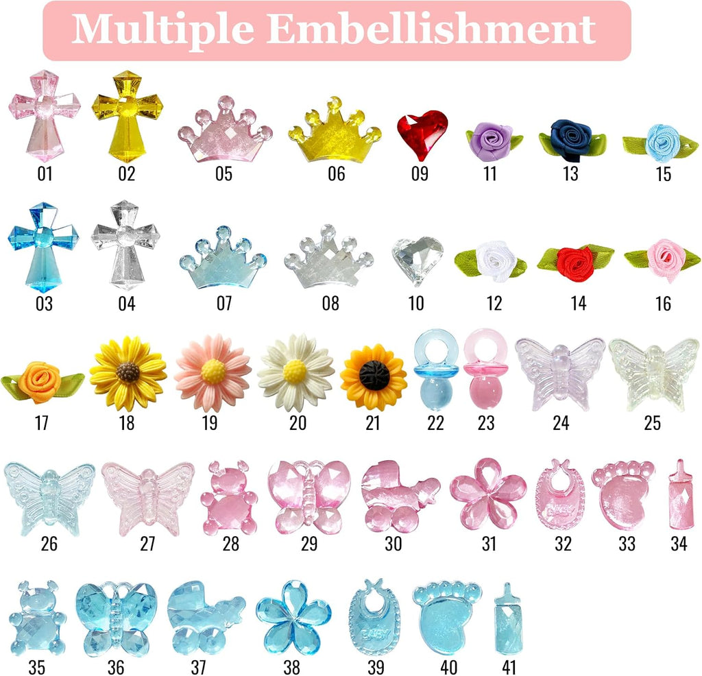 Personalized Ribbons Bows with Name 30 50 100 PCS for Bridal Shower Wedding Birthday Favors Custom Made Cut Ribbons Customized Assembled Bows with Safety Pins
