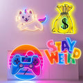 Custom Neon Sign, Personalized LED Neon Light with Logo or Name, UV Printed Neon Signs for Wall Decor, Bar, Salon, Nail Shop & Business Gifts