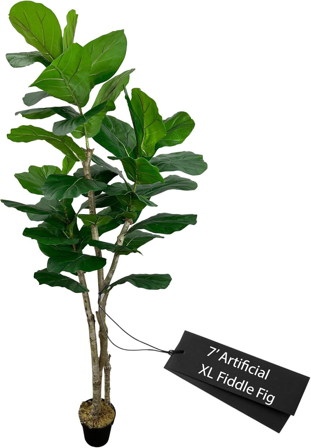 cypress & alabaster handmade 7ft oversized fiddle leaf, main product view