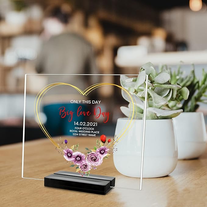 Acrylic Sign Stand Card Holder, 10 PCS Place Sign Holders with Card Slot, Stands for Acrylic Signs, Table Numbers Display Stands for Meeting/Menu/Table Numbers (Black)
