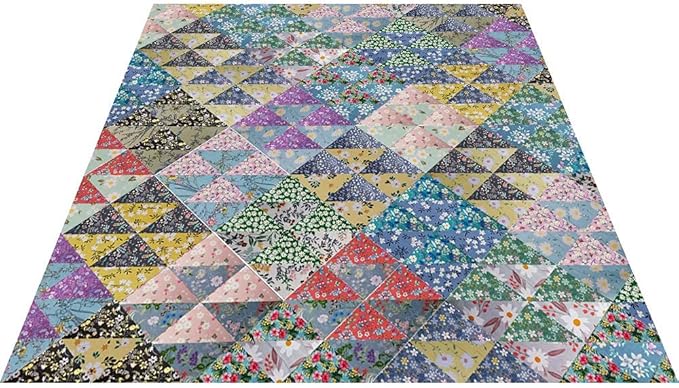 8" x 8" 25 PCS 100% Cotton Fabric Bundles for Quilting Sewing DIY & Quilt Beginners, Quilting Fabric Squares
