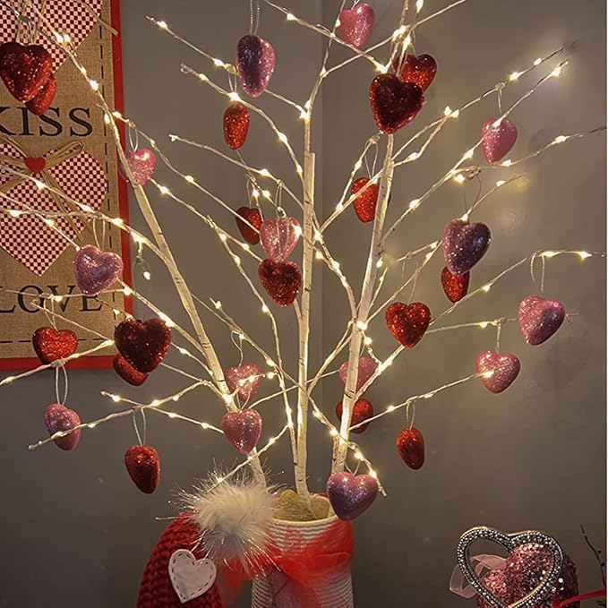 Lighted White Birch Branches With Timer 33IN 180 LED Twig for Vase Christmas Decor Artificial Tree Branch Holiday Parent
