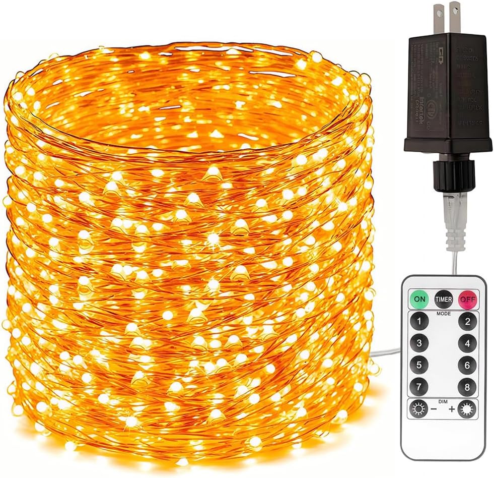 660ft 2000led extra long fairy lights plug in, main product view
