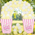 sosation giant popcorn box prop cardboard with balloons, main product view
