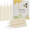 5 Inch Spirat Tapared Candles 10 Pack,0.78" Diameter Ivory Naturel Bee Candles Candlestick,7 Hours Long Lasting Smokeless and Unscented for Home Decoration