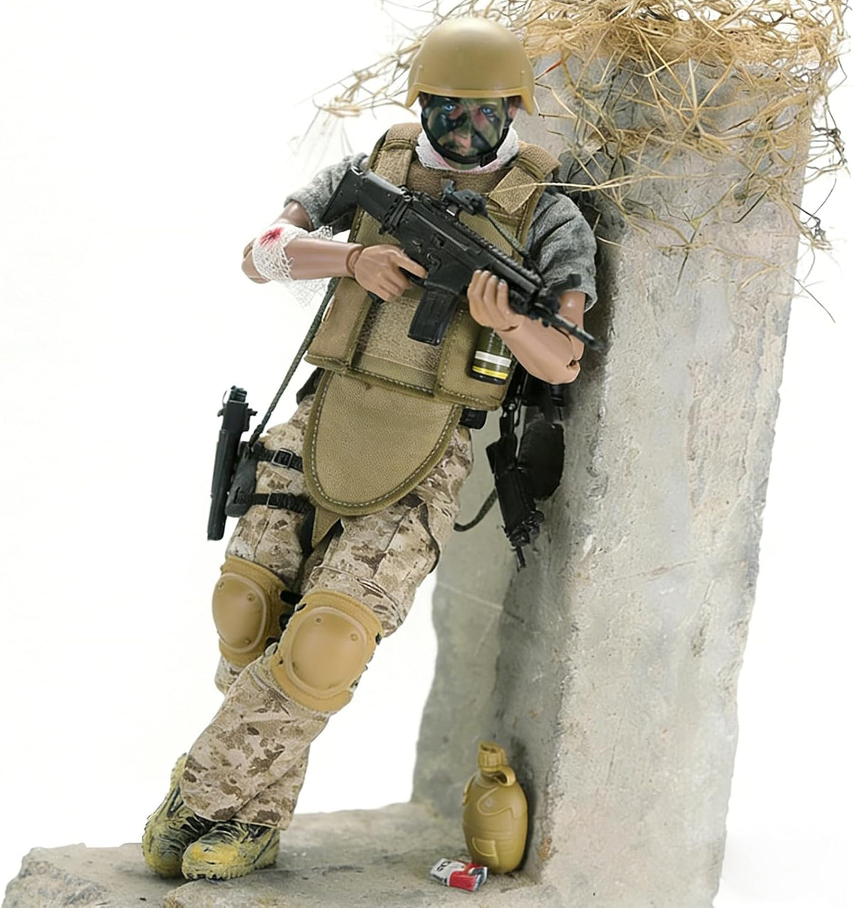 12 Inch Action Figures Military Set, 1/6 Scale Soldier Model Set with Weapons...
