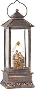 12 Inch Nativity Snow Globe Christmas with Music, Glitter Lantern, Christmas Decorations Indoor Home Decor, Snow Globe for Girs, Women (Nativity Scene)
