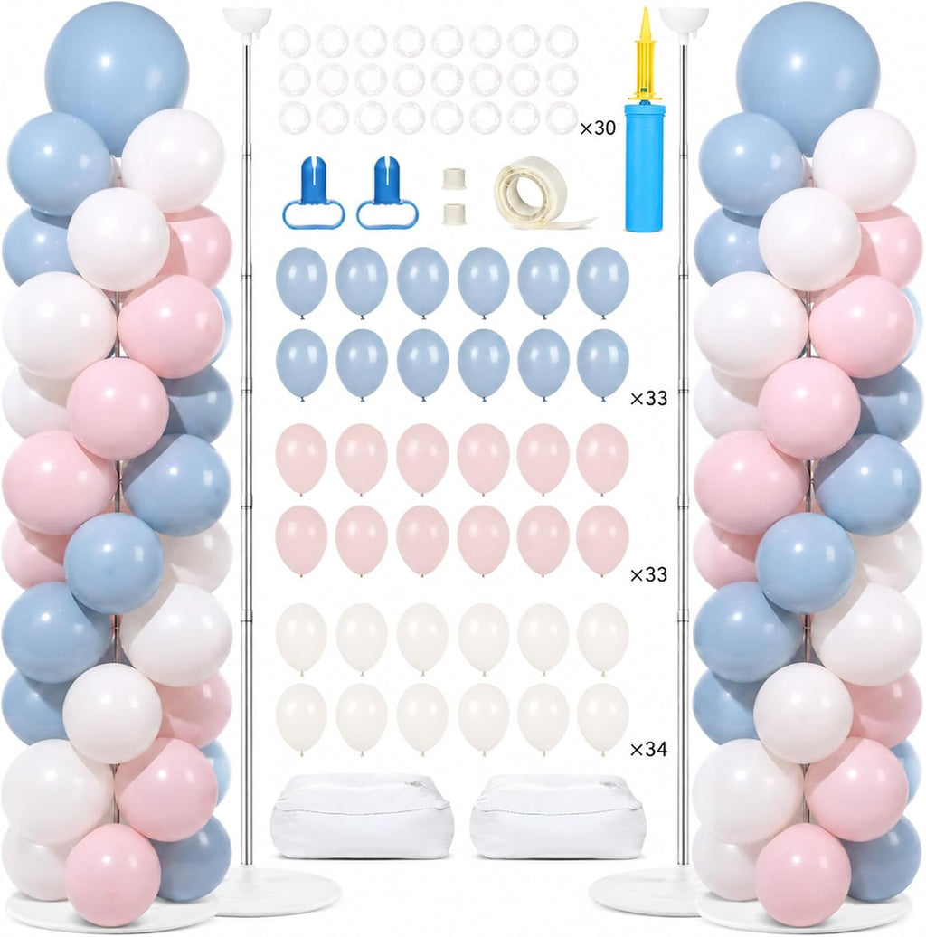 2 sets adjustable balloon column stand kit with, main product view