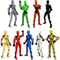 eimoney 9pcs assembly completed t-13 action figure 3d, main product view