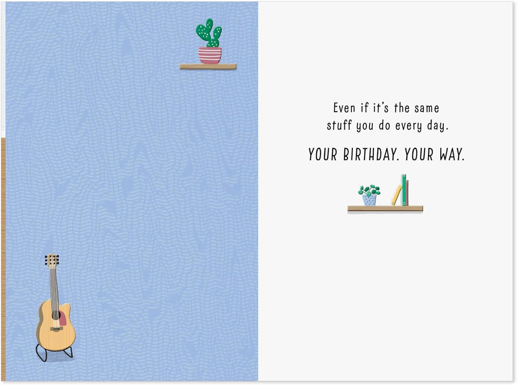 Hallmark Birthday Card for Him (Your Day, Your Way) for Son, Brother, Husband, Nephew, Friend