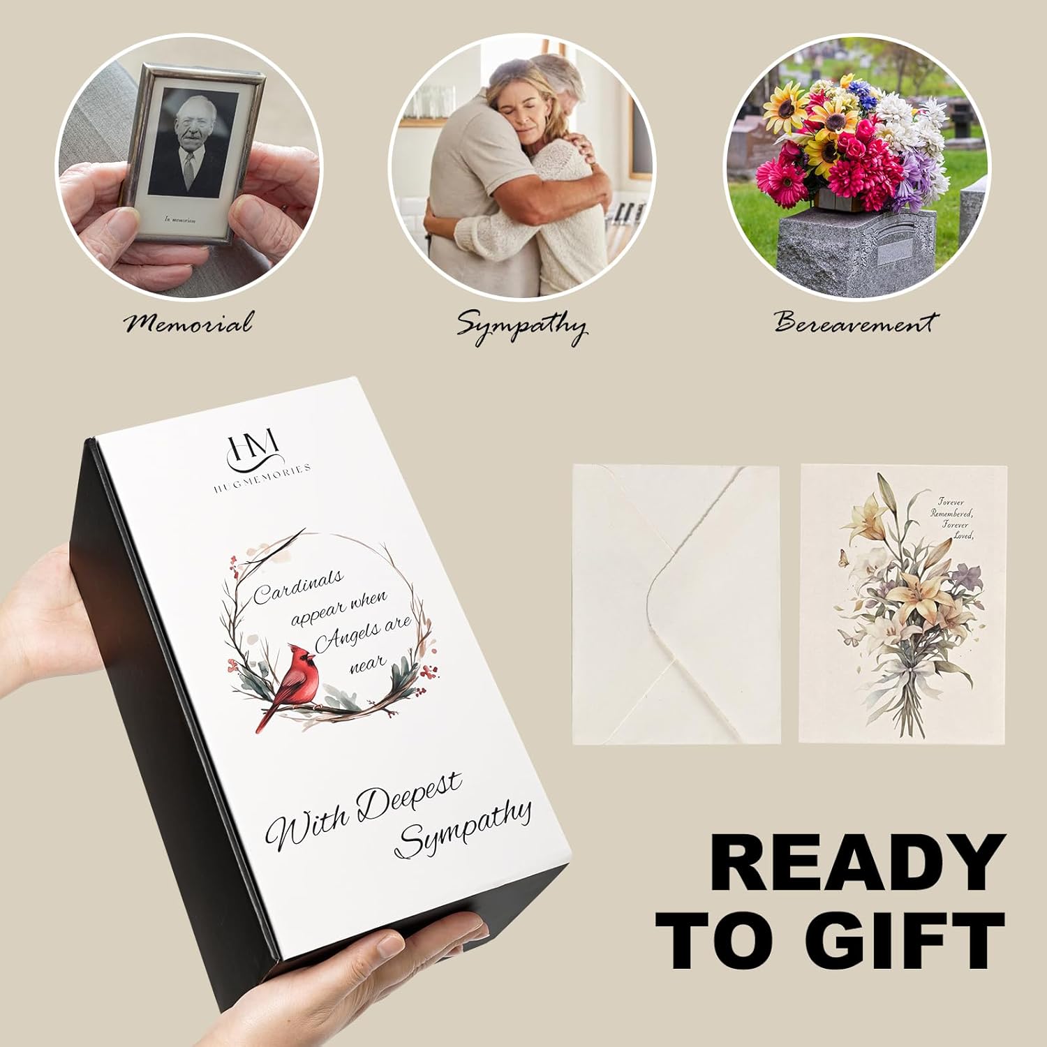 Memorial Lantern Sympathy Gifts for Loss of Loved One Mother Father with Candle, Unique Bereavement Gifts Ideals, Thoughtful Condolences Gift in Memory of Loved One