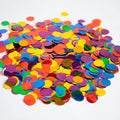 Rainbow Foil Confetti,Colorful Round Dots Glitter Table Confetti,Sparkling for Party Decorations(1.76 OZ)