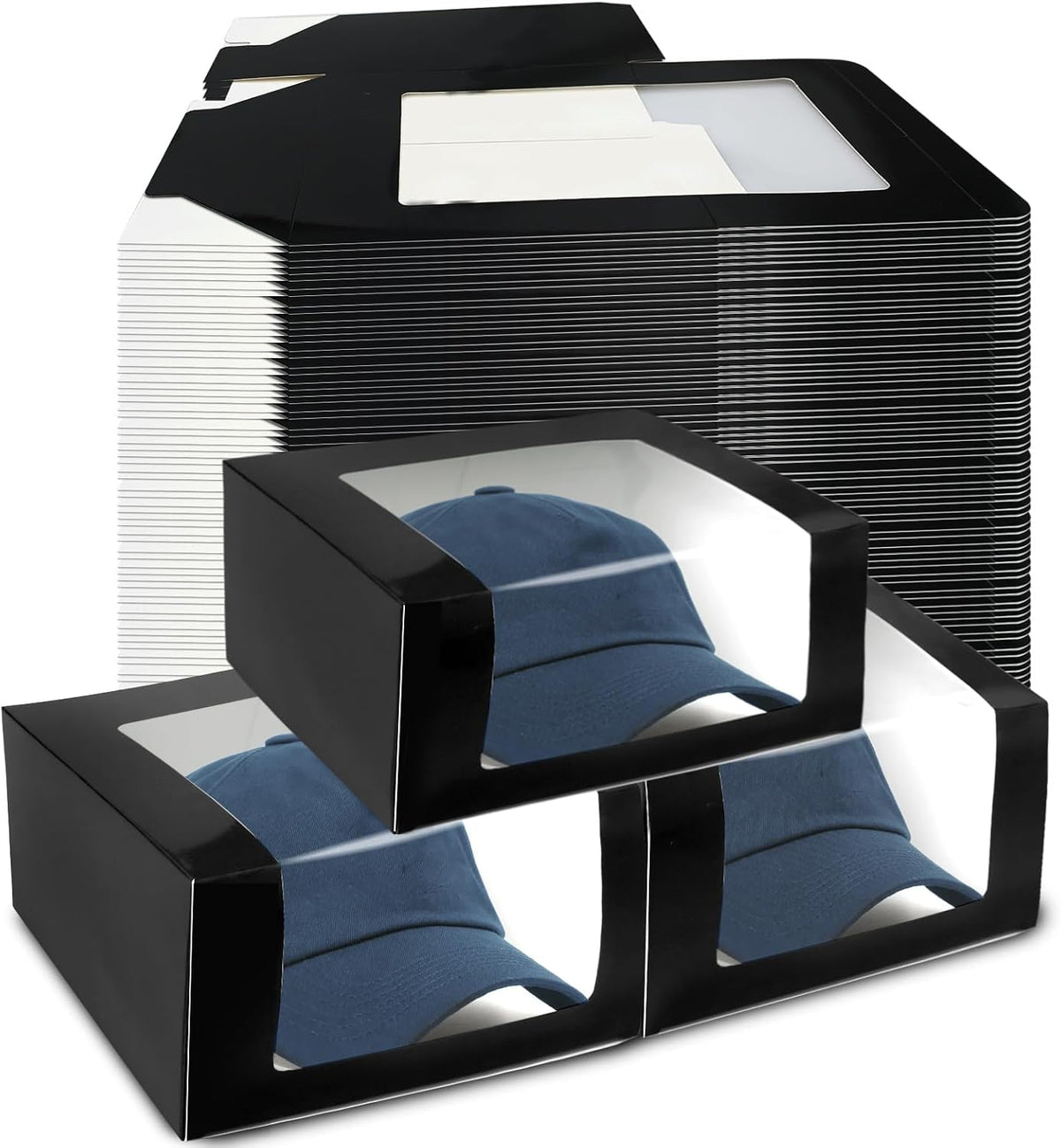 tanemudo 55 pcs display black gift boxes for, main product view