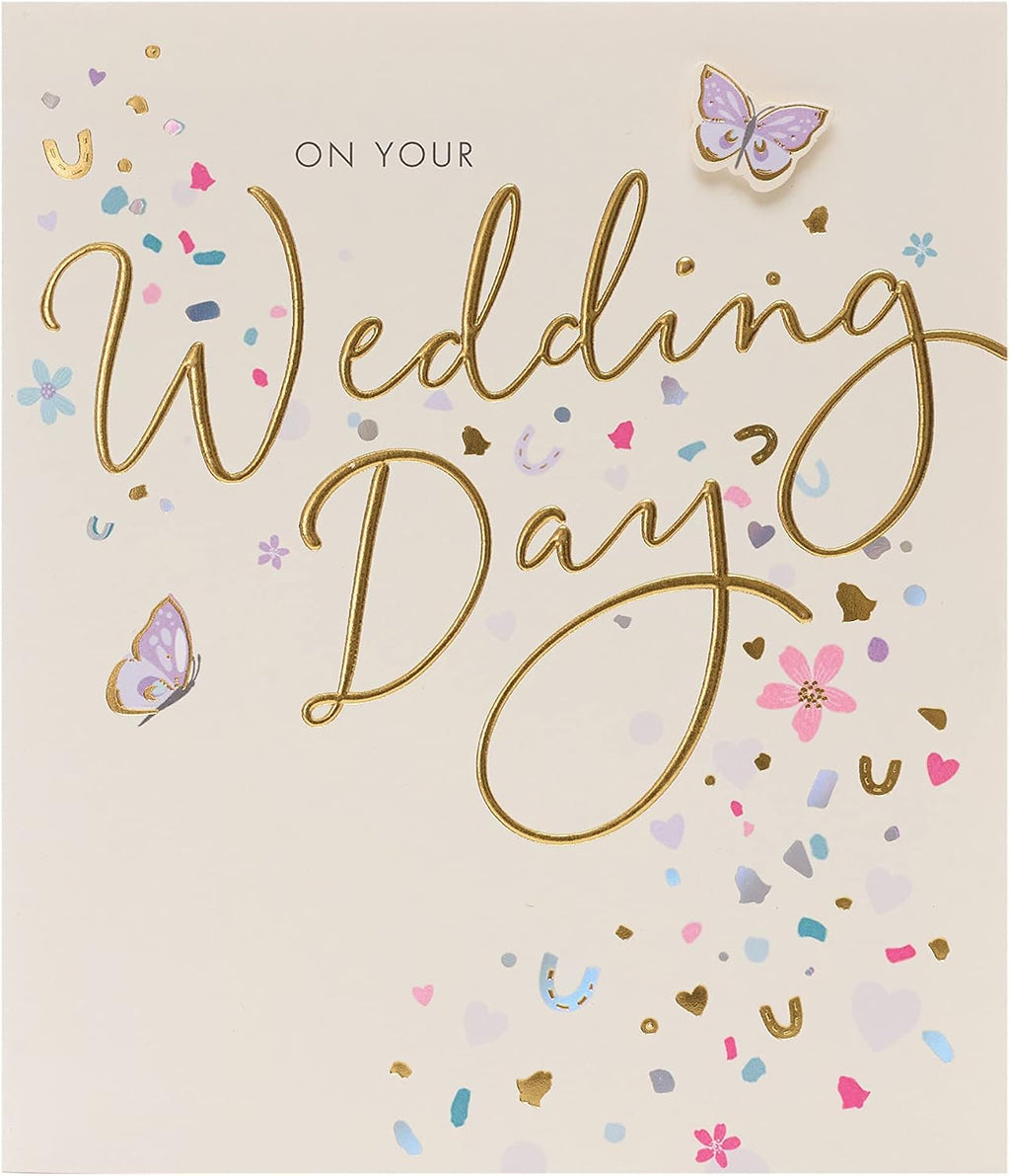 UK Greetings Card Day Celebration Card - Contemporary Day Card for Friends Day Card for Couple, Multi