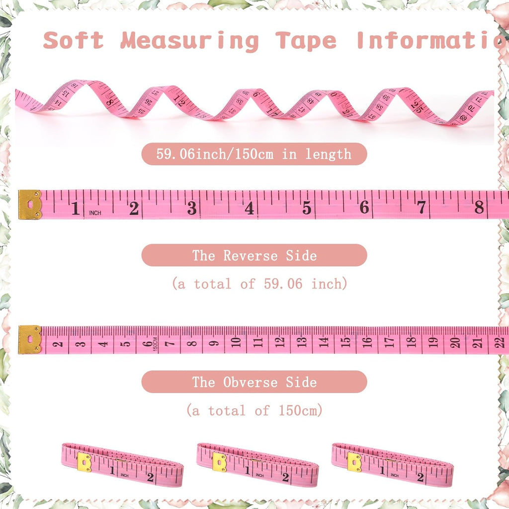 Sabary 64 Pcs Baby Shower Games Include How Big is Mommy's Belly Sign Measure Bump Game 50 Cards 10 Pencils 3 Measuring Tapes for Baby Shower Gender Reveal Party Supplies(Flower)