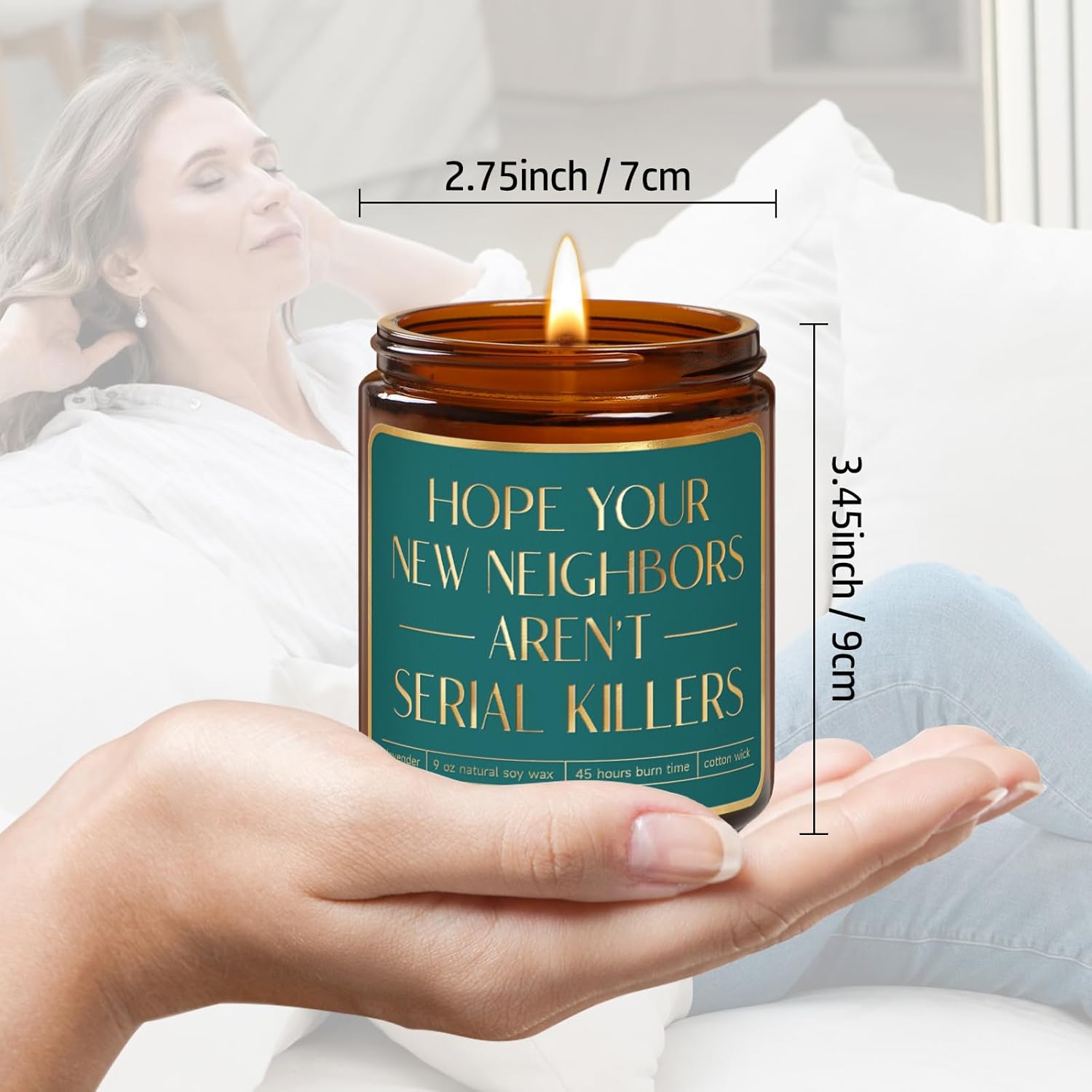 House Warming Gifts New Home,Housewarming Gift,House Warming Gifts for New House,New Home Gift for Homeowner,Funny Housewarming Candle for Neighbor,Couple,Friend,Sister,Women,Men