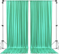 AK TRADING CO. 10 feet x 8 feet IFR Polyester Backdrop Drapes Curtains Panels with Rod Pockets - Wedding Ceremony Party Home Window Decorations - Tiffany