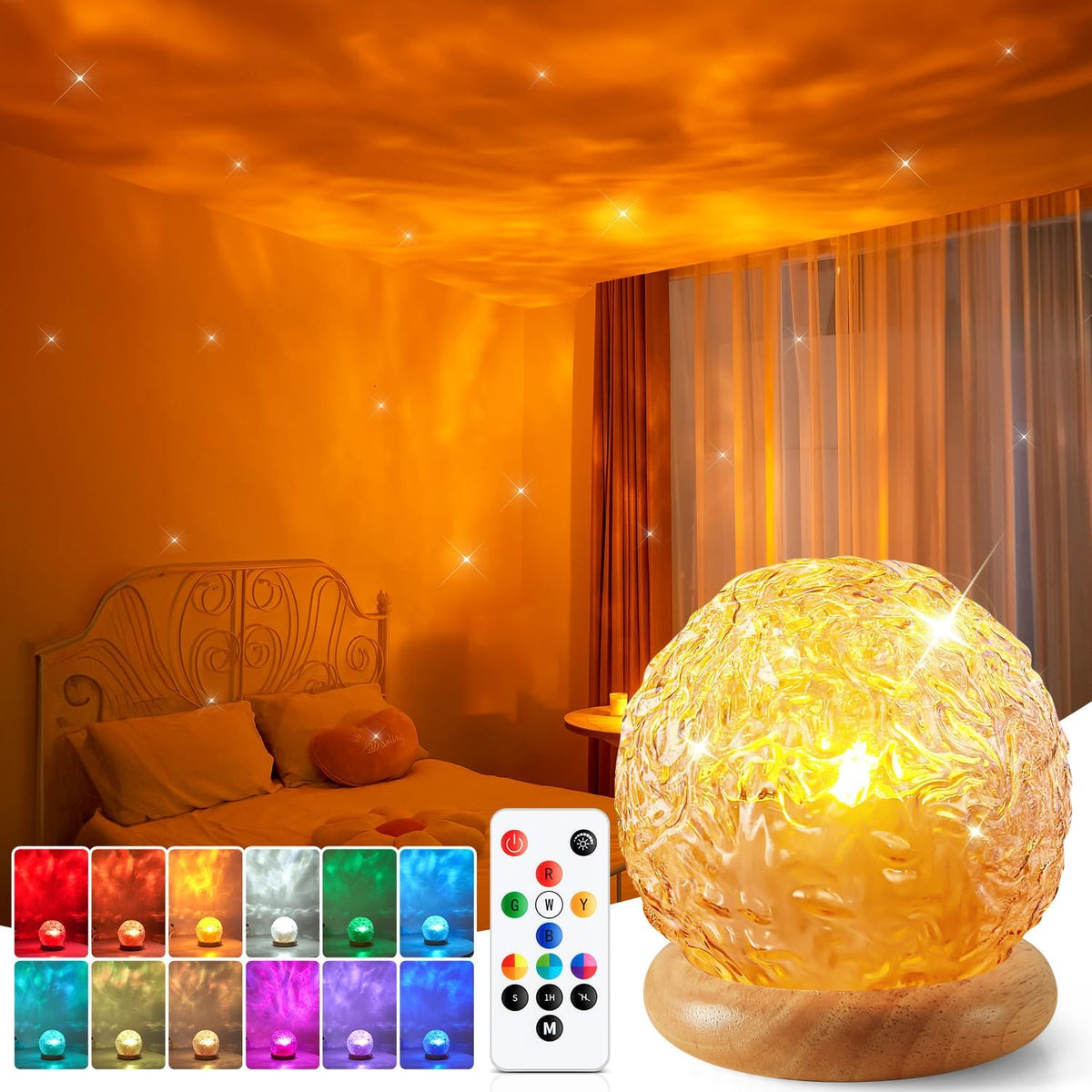 ambient lighting, 16 colors led lights for bedroom, main product view