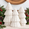 miniinflat 3 pcs woven rattan christmas tree decor, main product view