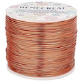 BENECREAT 20 Gauge 770FT Aluminum Wire Anodized Jewelry Craft Making - Beading Floral Florist for Gem Wrapping, Plant Gardening, Festival Jewelry Craft Making, Copper Tone