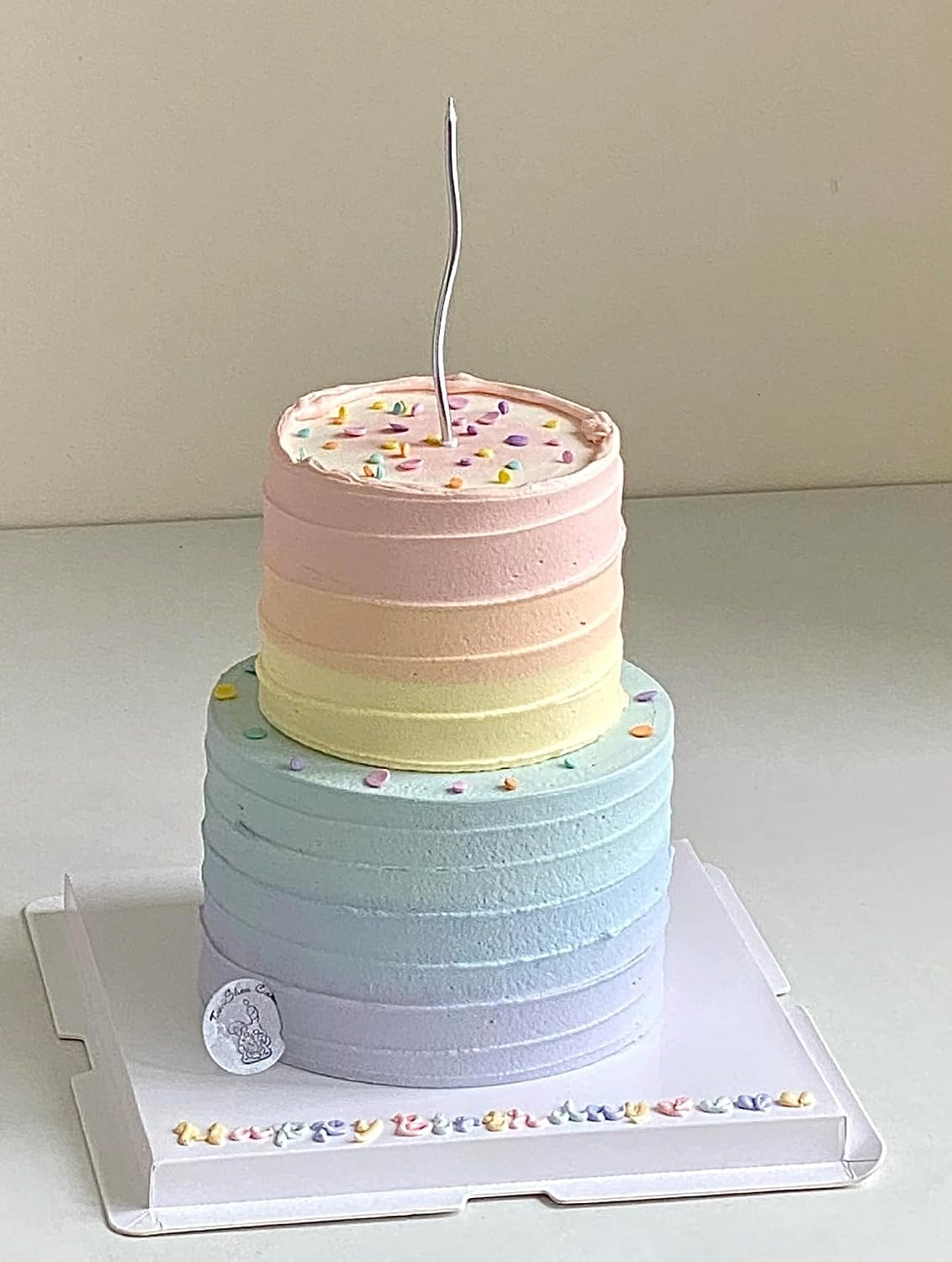 2 Tiers 4" 6" Fake Cake 4 Inch Tall Fake Birthday Cake Rounds Styrofoam Cake Dummies Set for Birthday, Wedding, Baby Shower Display