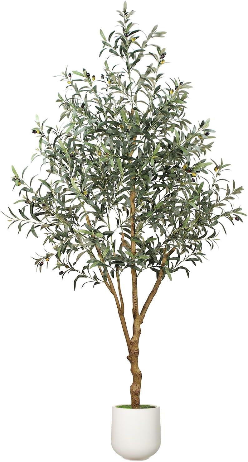 6ft olive trees artificial indoor - realistic artificial, main product view